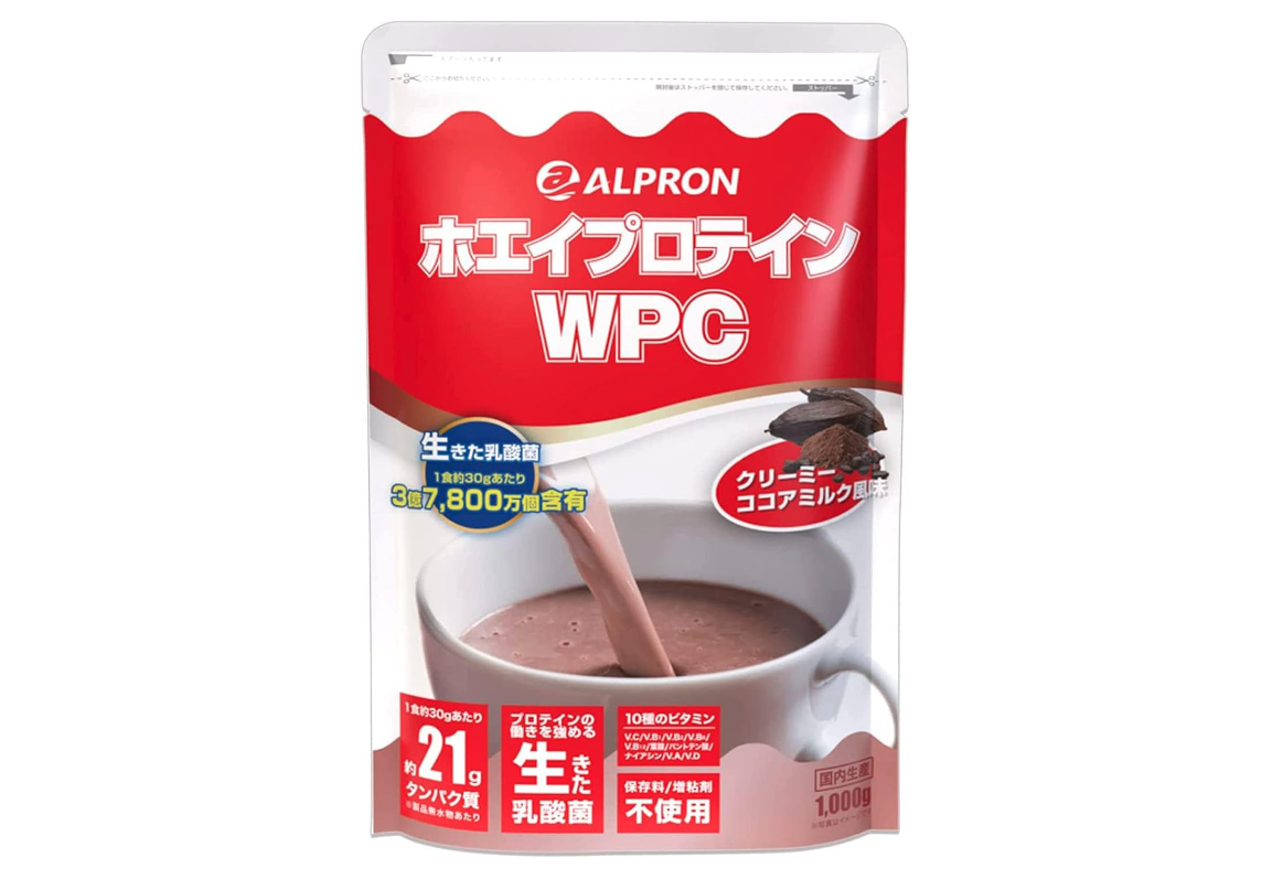 【アルプロン】ホエイプロテイン WPC ココアミルク - プロてん