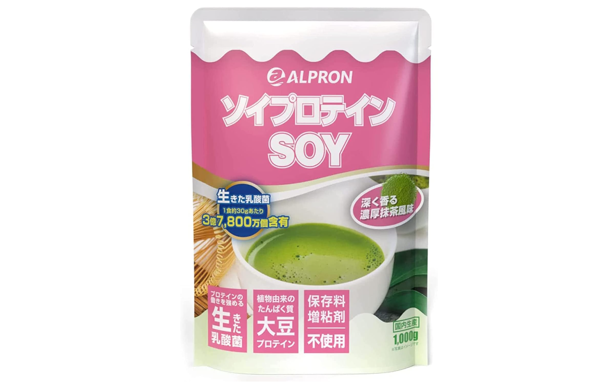 【アルプロン】ソイプロテイン 抹茶 - プロてん
